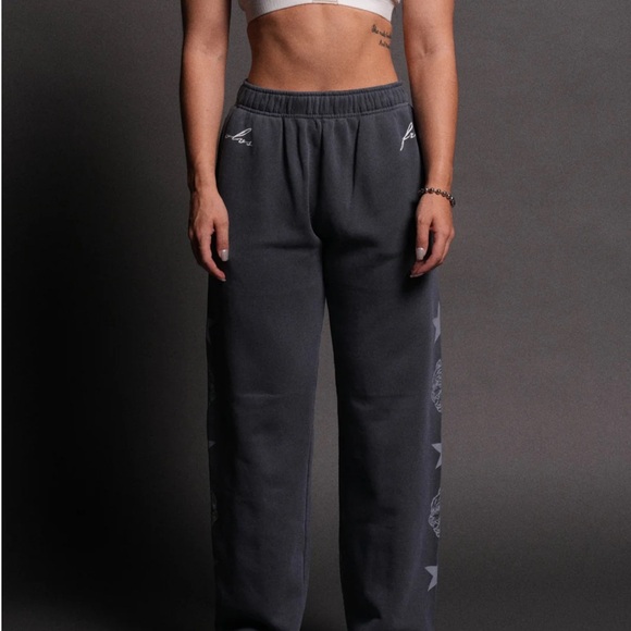 Darc Sport Gray Star Sweatpants - Picture 1 of 4